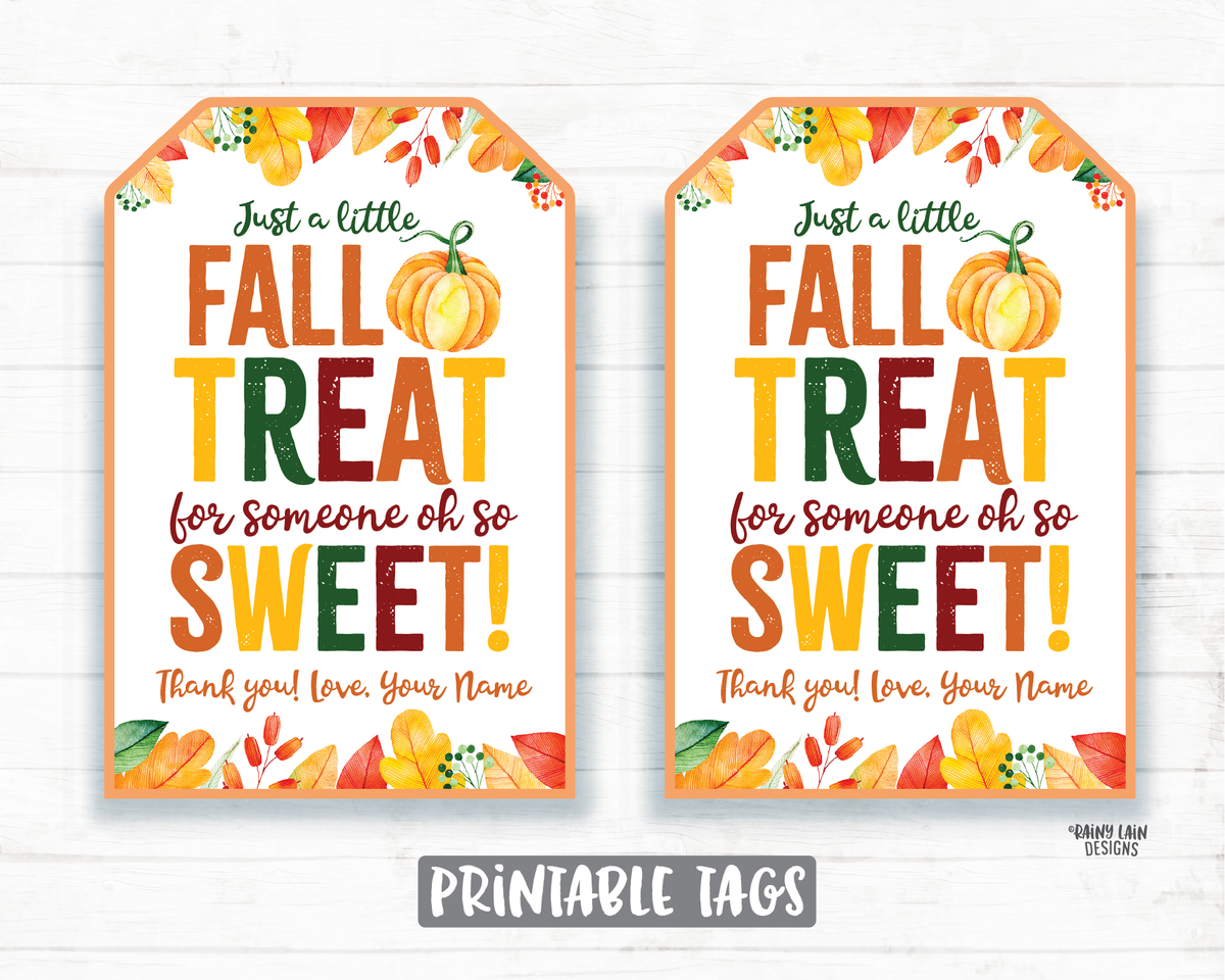 Happy Fall Ya'll Tag Printable Appreciation Gift Tag, Employee Co-Work –  Rainy Lain Designs LLC
