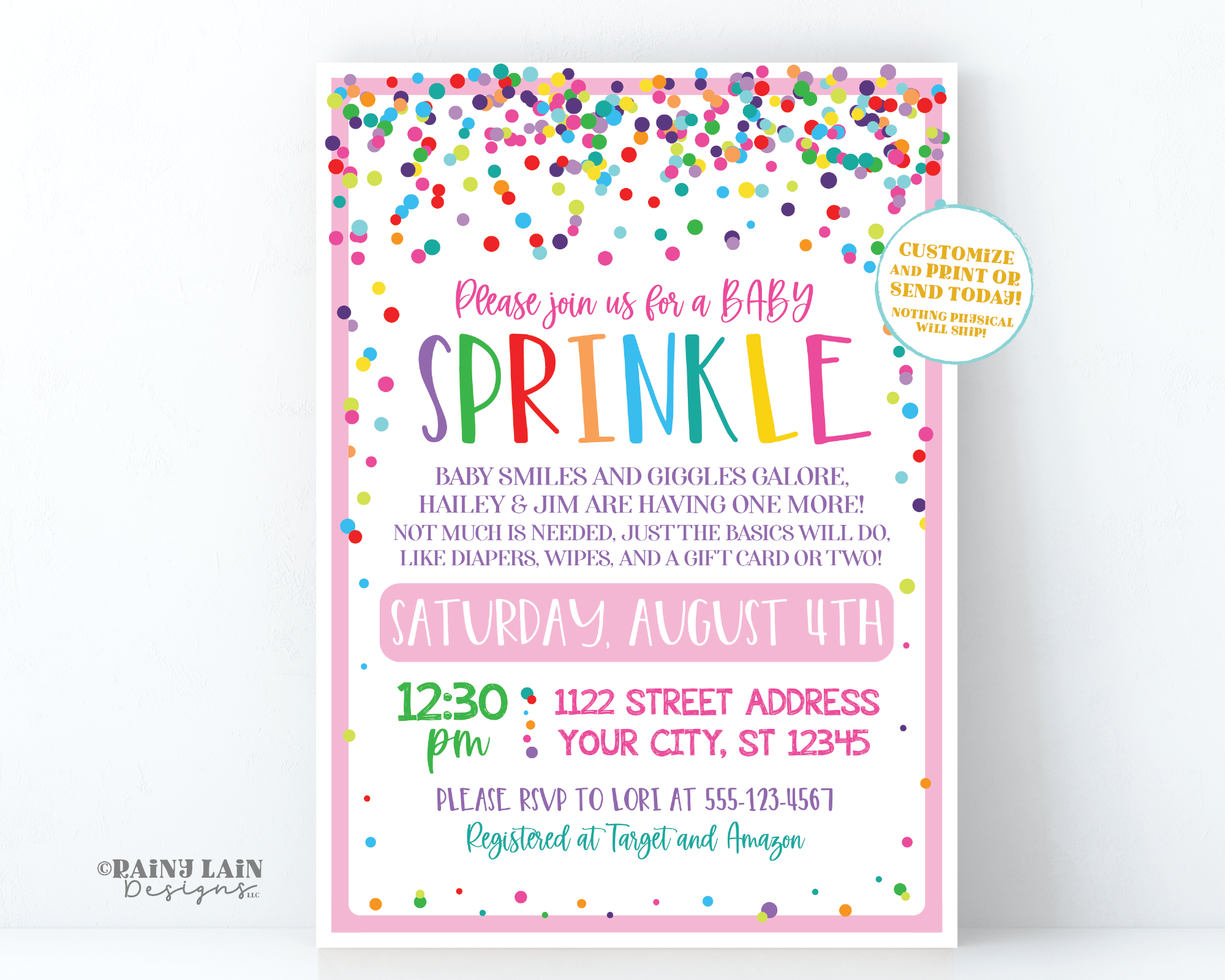 A Baby Sprinkle!  Sprinkle baby shower girl, Baby girl sprinkle, Baby  sprinkle