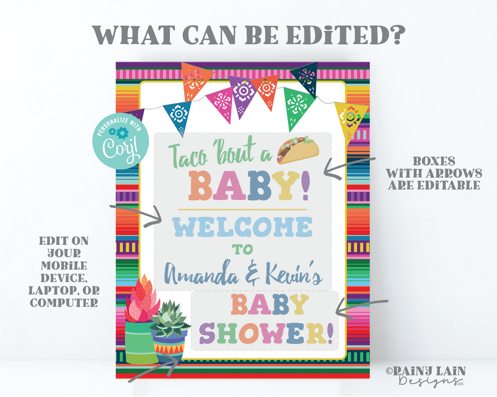 Taco Bout A Baby PNG Transparent Images Free Download, Vector Files