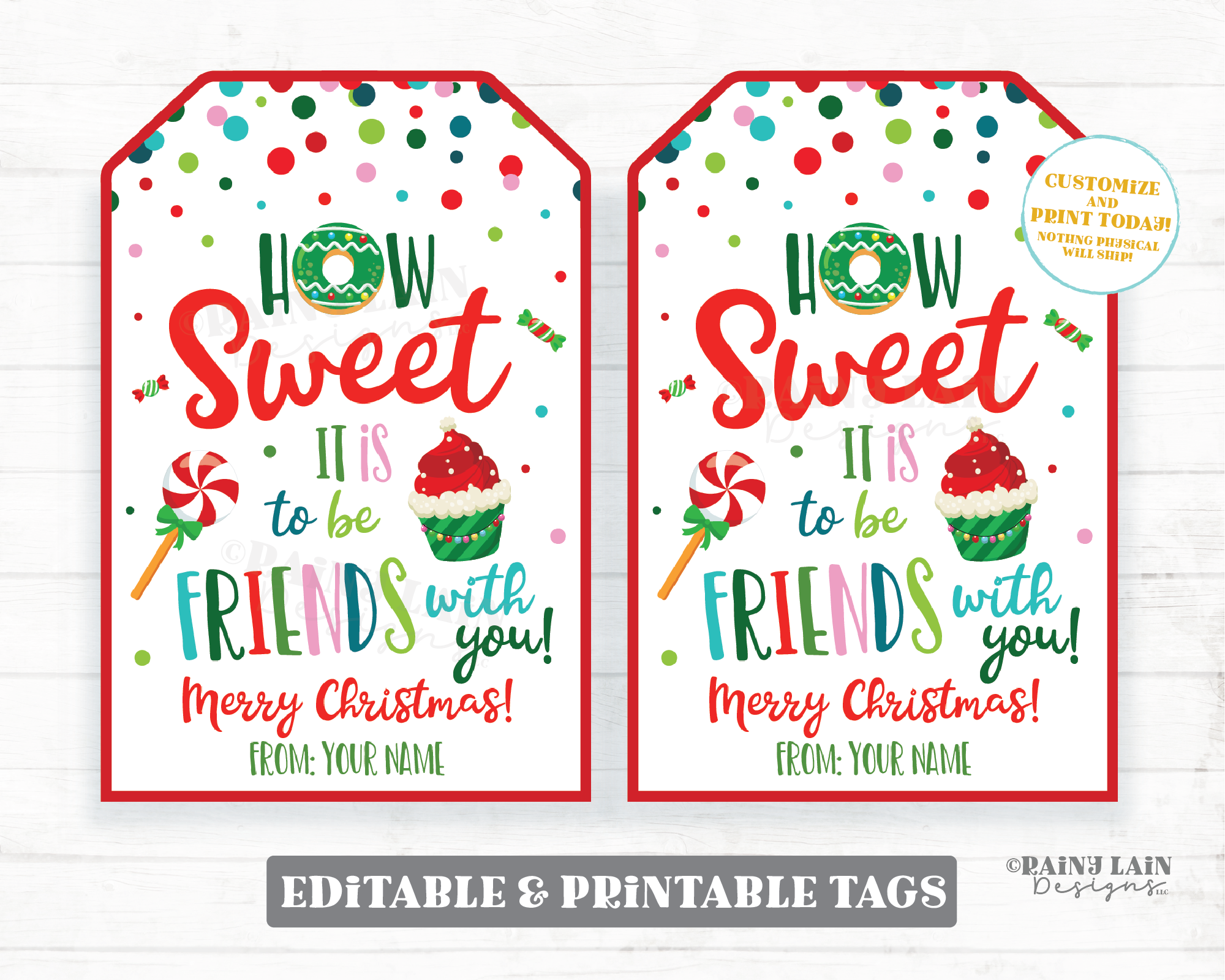 Editable Labels - Christmas and Holiday Gift Tags Printable - Name Tags   Editable christmas labels, Christmas printable labels, Christmas labels